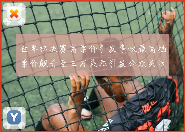 世界杯决赛高票价引发争议最高档票价飙升至三万美元引发公众关注